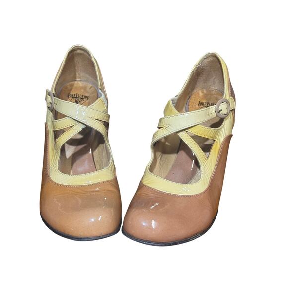 JOHN FLUEVOG BELLEVUES heels size 7.5 - Picture 2 of 8